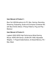 Blue yeti Manual