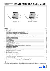 KSB BOATRONIC M-2 Manual De Instrucciones