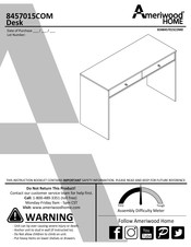 Ameriwood HOME 8457015COM Instrucciones De Montaje