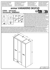 Forma Ideale ormar VARADERO 3K1F1O Instrucciones De Montaje