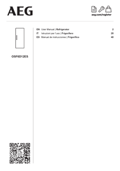 AEG OSF6D12ES Manual De Instrucciones