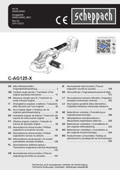 Scheppach 5909234900 Traduccion Del Manual De Instrucciones Originale