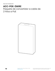 VERKADA ACC-POE-2WIRE Guia De Instalacion