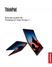 Lenovo ThinkPad X1 FOLD 16 GEN 1 Guia Del Usuario