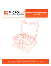 MREL MicroTrap VOD/Data Recorder Manual De Operaciones