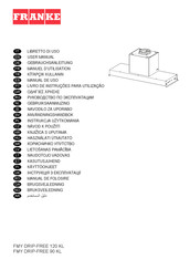 Franke FMY DRIP-FREE 120 KL Manual De Uso