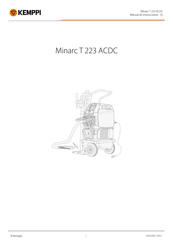 Kemppi Minarc T 223 ACDC Manual De Instrucciones