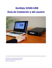 XenData Limited X2500-USB Guía De Instalación Y Del Usuario