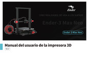 Creality 3D Ender-3 Max Neo Manual Del Usuario