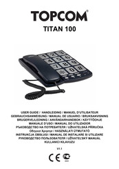 Topcom TITAN 100 Manual De Usuario