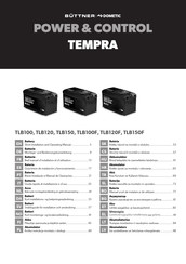 Dometic GROUP BUTTNER TEMPRA TLB100F Guía Breve De Instalación