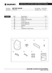 Suzuki 51800-2581 Serie Instrucciones Para El Montaje