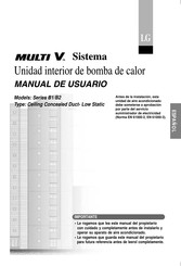 LG MULTI V B2 Serie Manual De Usuario