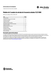 Rockwell Automation Allen-Bradley FLEX 5000 5094-IJ2IXT Instrucciones De Instalación