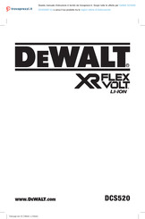 DeWalt DCS520NT-XJ Traducción De Las Instrucciones De Manejo Originales
