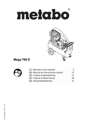 Metabo Elektra Beckum Mega 700 D Manual De Instrucciones Original