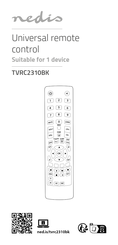 nedis TVRC2310BK Guia De Inicio Rapido