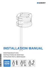 Geberit Pluvia Instrucciones De Montaje