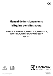 Electrolux Professional WH6-8CV Manual De Funcionamiento