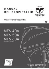 TOHATSU MFS 60A ET Manual Del Propietário