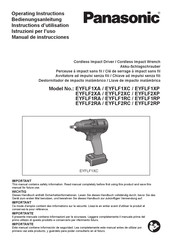 Panasonic EYFLF1RC Manual De Instrucciones