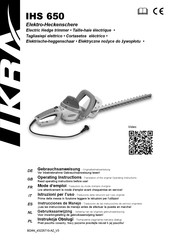 IKRA IHS 650 Instrucciones De Manejo