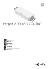 SOMFY PERGOLA io LOUVER CONTROL Manual De Instrucciones