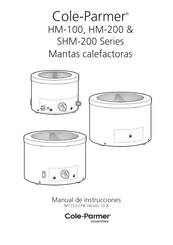 Cole-Parmer SHM-200 Serie Manual De Instrucciones