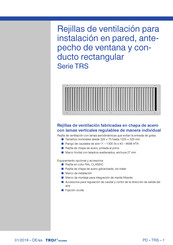 Trox Technik TRS Serie Manual Del Usuario