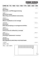 Stiebel Eltron CNS 200 Instrucciones De Utilización Y Montaje