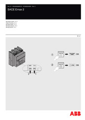 ABB SACE Emax 2 Instrucciones De Montaje