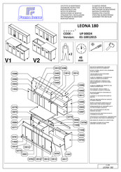 Forma Ideale LEONA 180 UP 00024 Instrucciones De Montaje