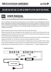 avide ABLS24V5050-90RGB65 Manual De Usuario
