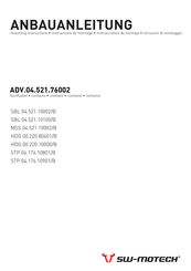 SW-Motech STP.04.176.10801/B Instrucciones De Montaje