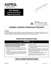 ASPEQ 914 Serie Instrucciones De Instalación, Operación Y Mantenimiento