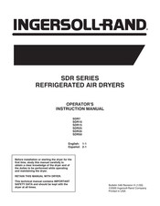 Ingersoll Rand SDR15 Manual Del Operador