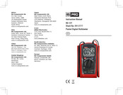 RS Pro RS-12T Manual De Instrucciones