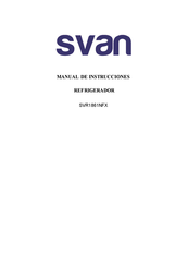 Svan SVR1861NFX Manual De Instrucciones