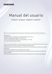 Samsung S27BG65 Serie Manual Del Usuario