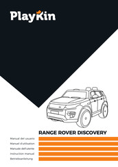 PLAYKIN RANGE ROVER DISCOVERY Manual Del Usuario