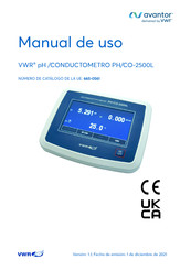 VWR avantor 665-0561 Manual De Uso