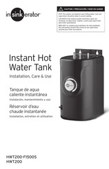 InSinkErator HWT200-F1500S Instalación, Mantenimiento Y Uso