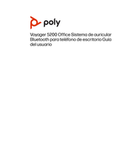 Poly Voyager 5200 Manual De Instrucciones