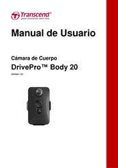 Transcend DrivePro Body 20 Manual De Usuario