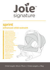 Jole Signature Sprint Manual De Instrucciones