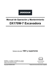 Doosan DX170W-7 Manual De Operación Y Mantenimiento