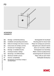 KWC 2030068175 Instrucciones De Montaje Y Servicio