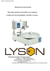 LYSON W204013 Manual De Instrucciones