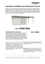 Lemeks PALMAKO FR28-5925 Instrucciones De Montaje, Instalación Y Mantenimiento