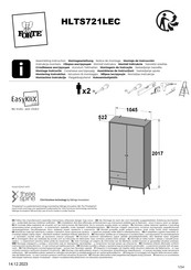 Forte EasyKlix HLTS721LEC Instrucción De Montaje